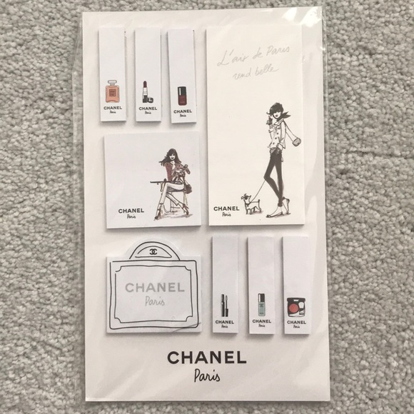 CHANEL Other - CHANEL sticky notes fashion sketches